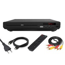 홈 미니 DVD 플레이어 DVD 디스크 플레이어 TV 용 H DMI/AV 출력 케이블 포함 1080P USB 입력 드롭 배송, US_1