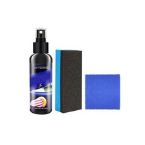 플라스틱 기스 제거 자동차 인테리어 제 가죽 수리 스프레이 계기판 복원기 시트 너 120ml, [02] Blue