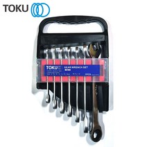 도쿠 72T 기어렌치세트 7PCS 깔깔이 스패너 스파나 콤비네이션렌치 TOKU