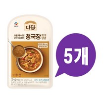 [홈플러스] 씨제이 다담청국장찌개양념 130g x 5개, 1개