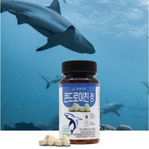 콘드로이친 정 관절엔 상어연골 분말 가루 효능 무릎 뼈 90정 식약처인정 부모님 관절건강 선물 백세건강, 3통