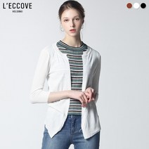 레코브 레코브(LECCOVE) 룩 라운드 오프닝 라이트 가디건 (택가격:19800원)