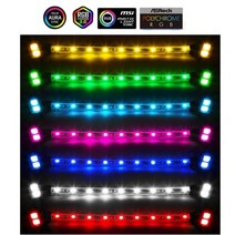 컴퓨터용 12V RGB LED바 50-100cm 아우라싱크 미스틱라이트 연동, PCB 화이트 100cm