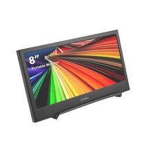 보조모니터 휴대용포터블 가성비 게이밍 모니터 8인치 휴대용 모니터 1600x768 LCD 디스플레이 화면 PC 게, 01 1600x768