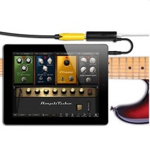 1pc 기타 인터페이스 I-Rig 변환기 교체 전화 오디오 튜너 라인 irig
