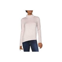 Elie 타하리여성 Tanya Metallic Mock Neck 셔츠 Pullover 스웨터 Top BHFO 3991