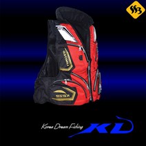 KD 카제 리미티드 구명조끼 낚시조끼 구명복 바다낚시, 레드