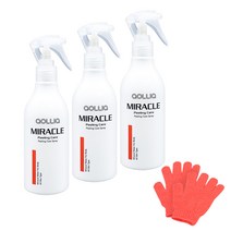 올리아 미라클 필링케어 때박사 플러스 300ml x 3병 + 때장갑 증정 (색상랜덤)