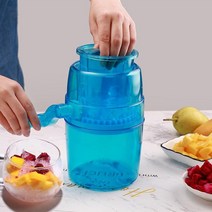 업소용 가정용 캠핑용 수냉식 제빙기투명 얼음 면도기 스노우 콘 기계 휴대용 수동 핸드
