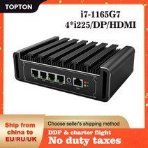스틱PC 초 미니 PC MINIPC 안드로이드 피시 11 세대 인텔 i7 1165G7 펜티엄 7505 4 i225 2.5G LAN DDR4 NVMe DP 셀러론 N5105 팬리스, Celeron N5105, EU, 8GB DDR4 256GB NVMe