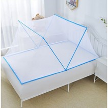 AURORNG 성인 모기장 설치 면제 휴대용 접이식 모기장, 그레이