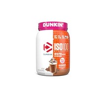 단백질 보충제 Dymatize ISO100 Hydrolyzed Protein Powder 100% Whey Isolate Protein 25g of 5.5g BCAAs Glu, Dunkin Mocha Latte flavor, 20 Servings (Pack of 1)