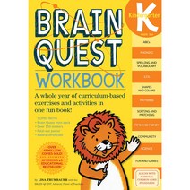 Brain Quest Workbook Kindergarten With Stickers Paperback, Workman Publishing