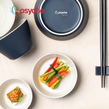 [프시케] 바인 2인 홈세트 (14P), 공기2p+대접2p+종지2p+중찬기2p,대찬기2p+수저받침&젓가락2p, 그레이,블루