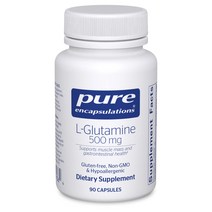 퓨어인캡슐레이션 L-글루타민 500mg 베지캡슐 90정 글루텐프리 l-glutamin, 2개