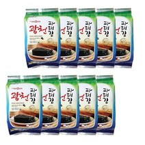 광천김 김공장 파래식탁김, 15g, 10개