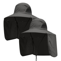 선빛 피쉬맨 선캡 2개 세트 낚시 등산 농사 작업 메쉬 와이드 사파리 모자