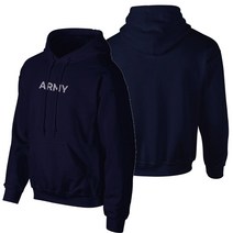 네이비 스포츠 밀리터리 기모 후드티 ARMY