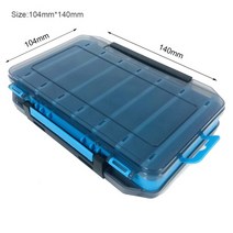 낚시 도구 상자 미끼 보관 14 구획 양면 오픈 케이스 방수 강도 컨테이너 baits gear accesorios pesca, 140mm 낚시 상자 d