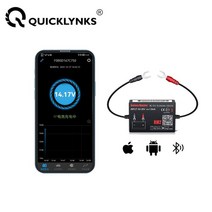 수리도구 Quicknks-BM2 12V 배터리 모니터 자동차 충전 크랭킹 테스트 모바일 앱 안드로이드 ios용 진단, 01 Lead acid version