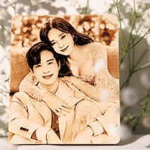 디엠지아트토이 특별한 결혼 기념일 사진인화 나무액자