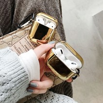 메탈 도금 에어팟 1세대 2세대 에어팟프로 케이스, 본상품선택, 2메탈팟-로즈골드