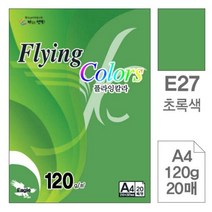 삼원)플라잉칼라(E27.초록색 A4 120g 20매) 초청장종이 고급면지