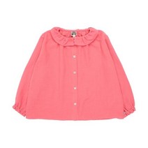 BONTON 여아 핑크 러플장식 블라우스
