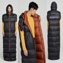 블랙야크 헤비 구스 다운 베스트 침낭 자켓 백패킹 캠핑 등산 경량 보온 M겟썸레스트500, BLACK, L