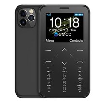 SOYES 소형 미니 핸드폰 gsm 잠금해제 저렴한 스마트폰 어린이용, Official standard, Black