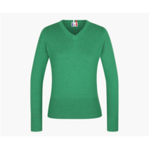 까스텔바작 여성 웨어 브이넥 캐시미어 골프니트 BGBWSW603 GR4