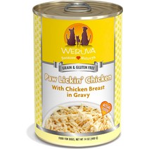그레이비 그레인 프리 강아지 통조림 식품의 Weruva Paw Lickin 치킨, 5.5-oz case of 24