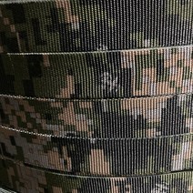 카모플라쥬 웨빙 20-38mm 두꺼운 끈 해군 육군 패턴웨빙 M단위, 4 육군-38mm