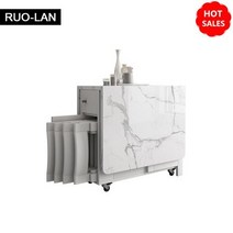 2인티테이블 엔틱식탁세트 2인식탁세트 유행 백색 접히는 식탁 가구 다기능 직사각형 움직일 수있는 및 의자