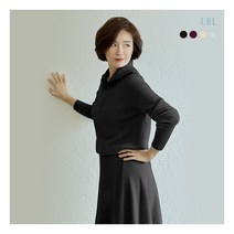 [LBL] 울캐시 블렌디드 집업카라 니트원피스