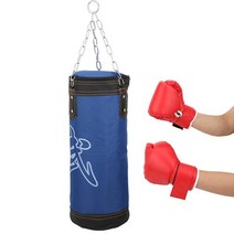 사람형샌드백 가정용샌드백 권투 훈련 60cm 80cm 100cm 120cm 빈 모래 킥 싸움 가라테 장갑 손목 보호대, 파란색 60cm
