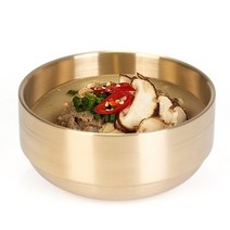 키친아트 금상첨화 티타늄 이중 탕기 대 18cm 냉면기, 없음