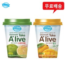 동원 덴마크 테이크 얼라이브250ml 망고12컵+스위티자몽12컵 유산균음료, 250ml