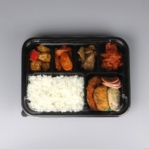 6구 PP도시락 용기 6칸 TY-1006 세트 200개, 단품, 단품