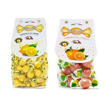 골로셀라 이태리 캔디 레몬200g 1봉 + 오렌지200g 1봉, 200g, 1세트
