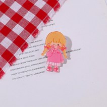 가방 의류 포인트 악세서리 패션핀브로치 키치뱃지 캐릭터배지 2번