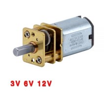 브러시리스모터 모터 소형 RC카 미니 드론 3V 6V 12V DC N20 마이크로 메탈 기어 휠 포함 15 30 50RPM 100 200RPM 300 500 1000 RPM, 300RPM, 3 볼트