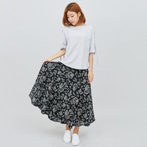 SK2284 산호초 롱롱플레어 스커트