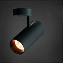 포트라이트 Led 표면 장착 북유럽 타일 10W 20W 30W 360 회전 천장 설치 패밀리 토 조명, 4000K, 12W, White