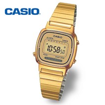 CASIO 카시오 LA670WGA-9DF 금장 여성 전자 메탈시계