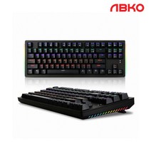 앱코 해커 K315 텐키리스 기계식 키보드 (블랙 갈축)