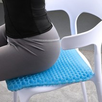 허니콤방석 운전석 사무실 수험생 시원한 쿨 젤리 냉방석 실리콘 에어셀 벌집