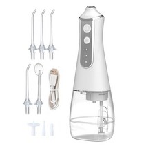 휴대용 방수 구강 치아 세척기 물치실 고압 워터 플로셔 스케일링 무선치아세정기 물칫솔, A