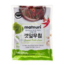 반찬단지 맛누리 양념깻잎 2kg(1kgx2개) 양념의 풍미와 깻잎의 향긋함
