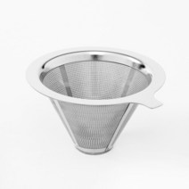 드립커피 초미세 스텐 필터 드리퍼 커피거름망/1298356, 1개
